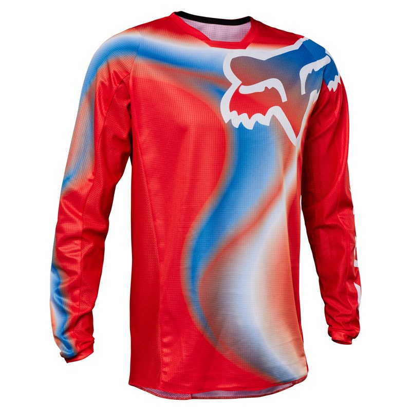 BLUZA FOX 180 TOXSYK FLUO RED  ENDURO CROSS