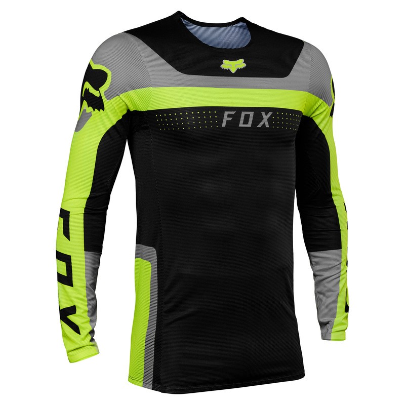 BLUZA FOX FLEXAIR EFEKT FLUO YELLOW  ENDURO CROSS