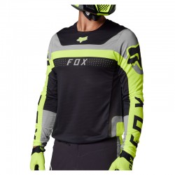 BLUZA FOX FLEXAIR EFEKT FLUO YELLOW  ENDURO CROSS
