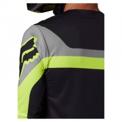 BLUZA FOX FLEXAIR EFEKT FLUO YELLOW  ENDURO CROSS
