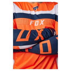 BLUZA FOX FLEXAIR EFEKT FLUO ORANGE  ENDURO CROSS