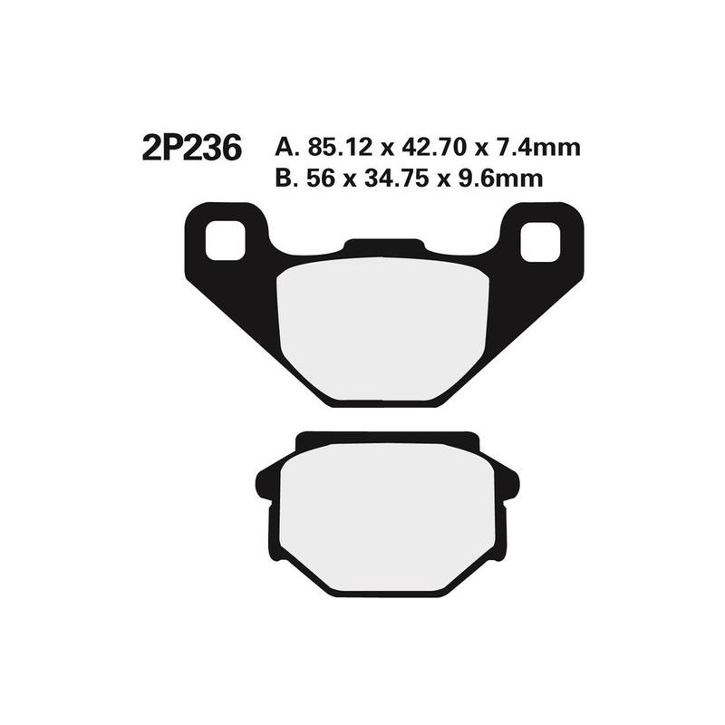 KLOCKI HAMULCOWE NISSIN 236ST
