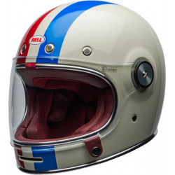 KASK BELL BULLITT DLX COMMAND VINTAGE WHITE/RED/BLUE 