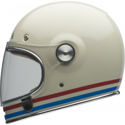 KASK BELL BULLITT DLX STRIPES PEARL WHITE 