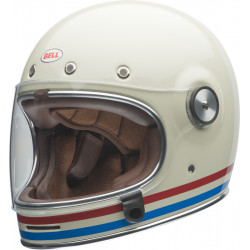 KASK BELL BULLITT DLX STRIPES PEARL WHITE 