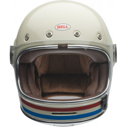 KASK BELL BULLITT DLX STRIPES PEARL WHITE 