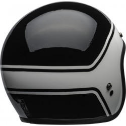 KASK BELL CUSTOM 500 DLX STREAK GLOSS BLACK/WHITE 