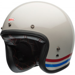 KASK BELL CUSTOM 500 DLX STRIPES PEARL WHITE 