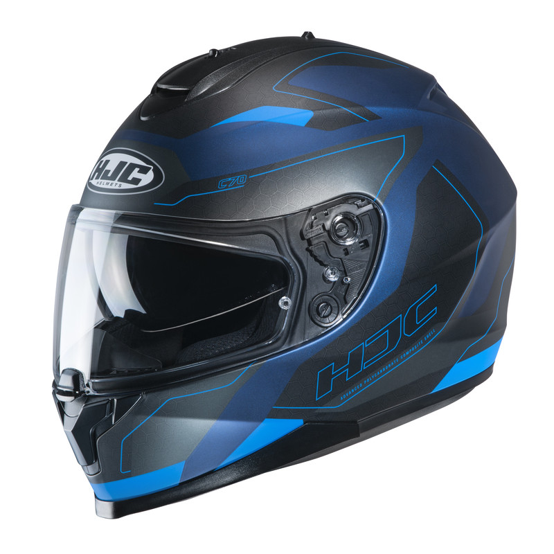 KASK HJC C70 CANEX BLACK/BLUE 