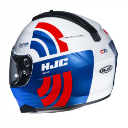 KASK HJC C70 CURVES BLUE/WHITE/RED 