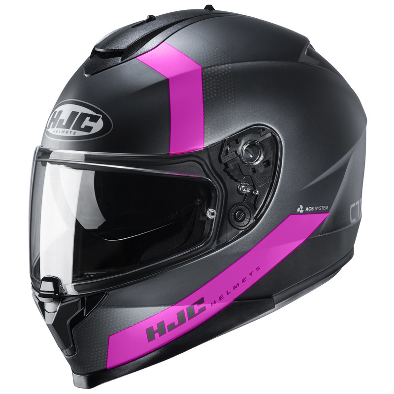 KASK HJC C70 EURA BLACK/PINK 