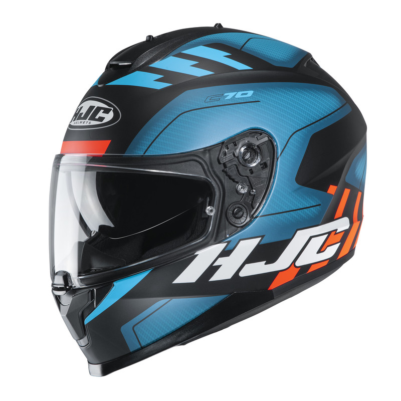 KASK HJC C70 KORO BLUE/BLACK/ORANGE 