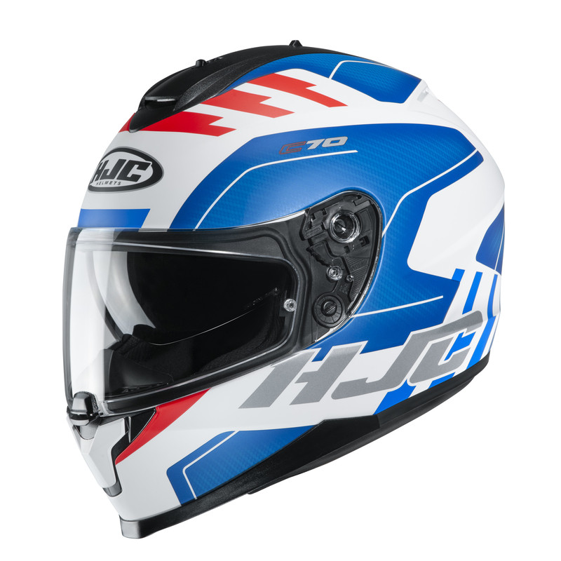 KASK HJC C70 KORO WHITE/BLUE/RED 