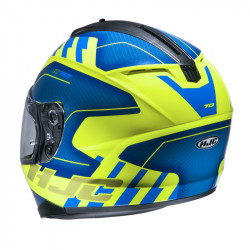 KASK HJC C70 KORO BLUE/FLO YELLOW 