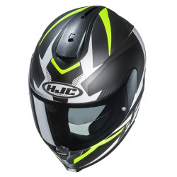 KASK HJC C70 TROKY BLACK/FLO GREEN 