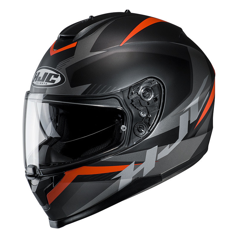 KASK HJC C70 TROKY BLACK/ORANGE 