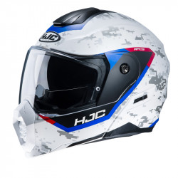 KASK HJC C80 BULT WHITE/RED/BLUE 