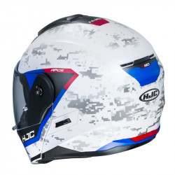 KASK HJC C80 BULT WHITE/RED/BLUE 