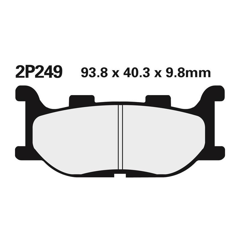 KLOCKI HAMULCOWE NISSIN 249NS