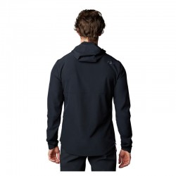 BLUZA Z KAPTUREM FOX RANGER WIND BLACK  ENDURO CROSS
