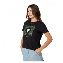 T-SHIRT FOX LADY TS57 BLACK  ENDURO CROSS