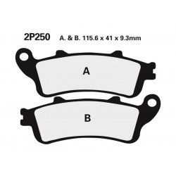KLOCKI HAMULCOWE NISSIN 250NS