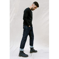 SPODNIE JEANS BROGER CALIFORNIA RAW NAVY 