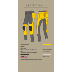 SPODNIE JEANS BROGER CALIFORNIA WASHED BLACK 