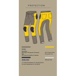 SPODNIE JEANS BROGER...