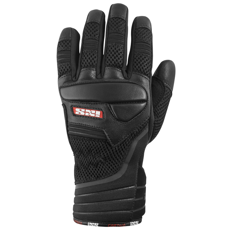 RĘKAWICE SKÓRZANO-TEKSTYLNE IXS LADY CARTAGO BLACK 