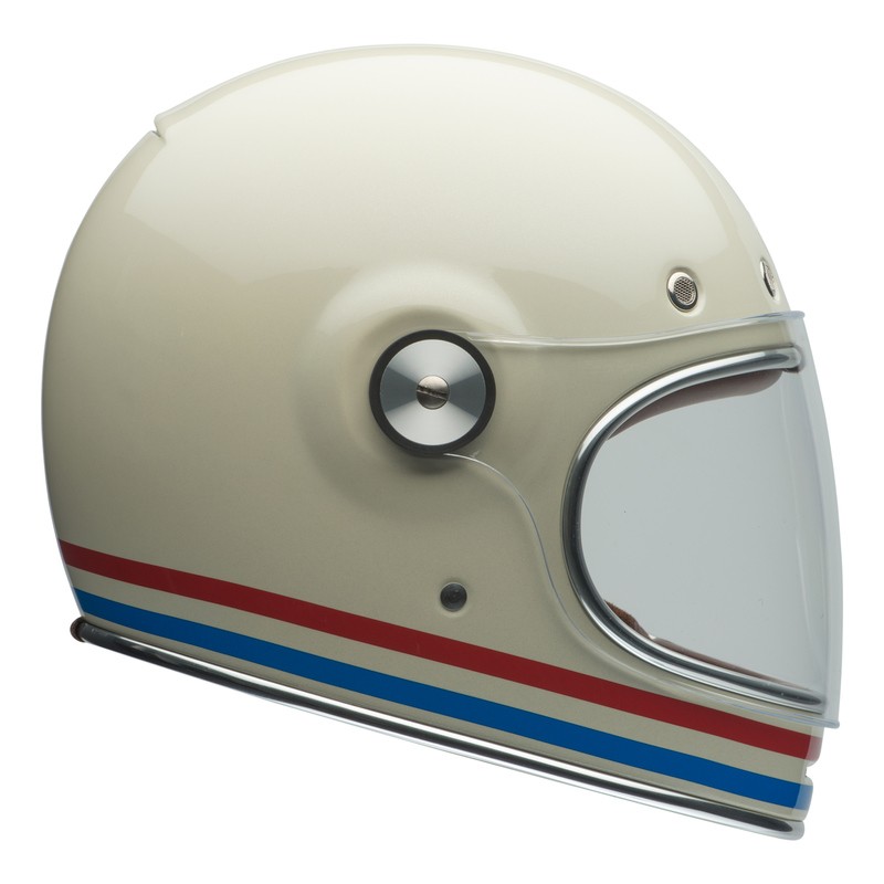 KASK BELL BULLITT STRIPES PEARL WHITE/OXBLOOD/BLUE 