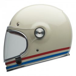KASK BELL BULLITT STRIPES PEARL WHITE/OXBLOOD/BLUE 