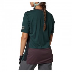 KOSZULKA ROWEROWA FOX LADY DEFEND EMERALD  ENDURO CROSS