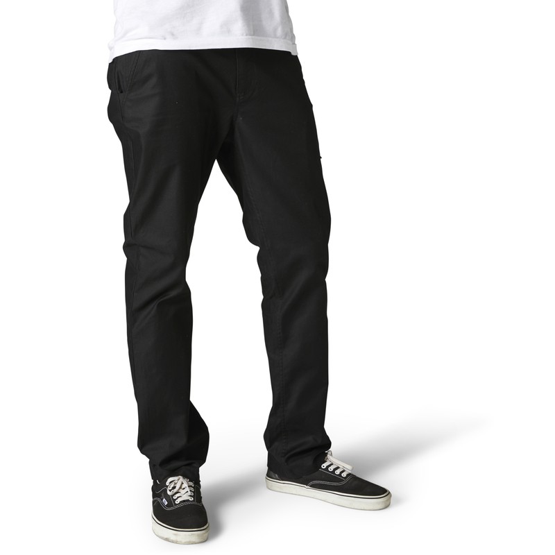 SPODNIE FOX ESSEX STRETCH BLACK/BLACK  ENDURO CROSS