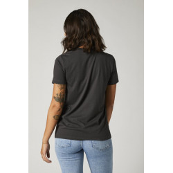 T-SHIRT FOX LADY CENTER STAGE BF BLACK VINTAGE  ENDURO CROSS