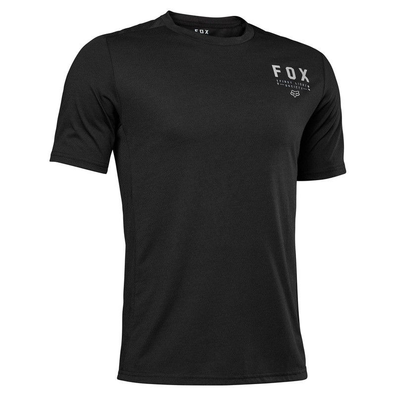 KOSZULKA ROWEROWA FOX RANGER DR CRYS BLACK  ENDURO CROSS