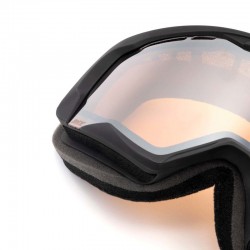 GOGLE IMX SNOW BLACK MATT/BLACK - SZYBA PODWÓJNA CLEAR + BROWN (1 SZYBA W ZESTAWIE) ENDURO CROSS