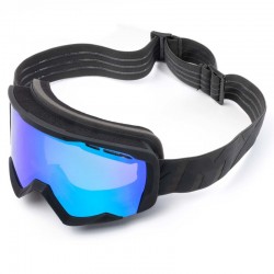 GOGLE IMX SNOW BLACK MATT/BLACK - SZYBA PODWÓJNA GREEN IRRIDIUM + BROWN (1 SZYBA W ZEST.) ENDURO CROSS