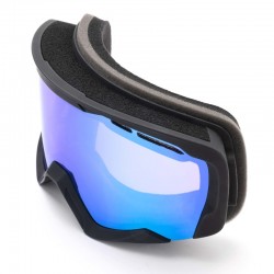 GOGLE IMX SNOW BLACK MATT/BLACK - SZYBA PODWÓJNA GREEN IRRIDIUM + BROWN (1 SZYBA W ZEST.) ENDURO CROSS