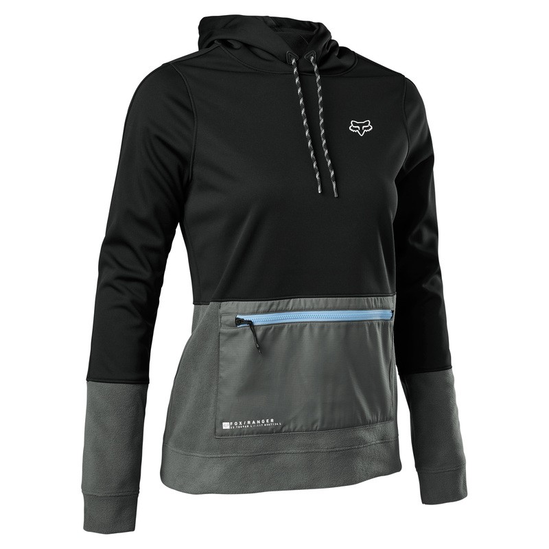 KURTKA FOX LADY RANGER WINDBLOC HOODIE BLACK  ENDURO CROSS