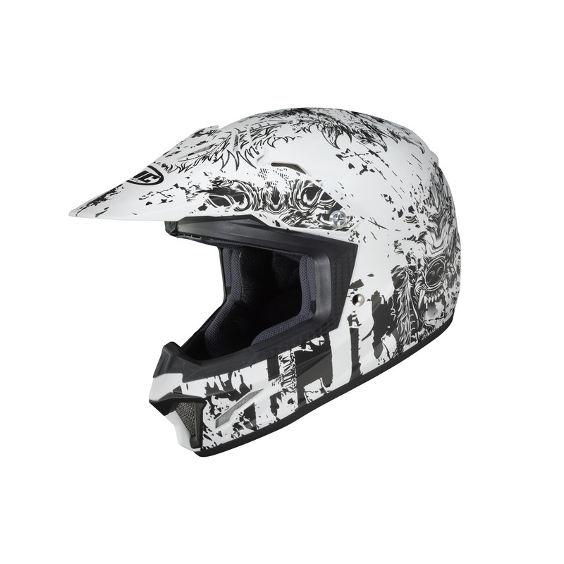KASK HJC JUNIOR CL-XY II CREEPER WHITE/BLACK 