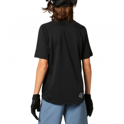 KOSZULKA ROWEROWA FOX JUNIOR DEFEND BLACK  ENDURO CROSS