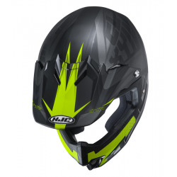 KASK HJC JUNIOR CL-XY II ELLUSION GREY/FLO YELLOW S