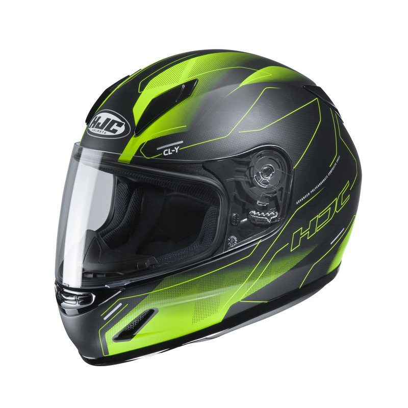 KASK HJC JUNIOR CL-Y TAZE BLACK/GREEN S