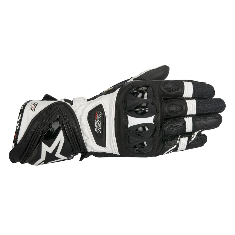 RĘKAWICE ALPINESTARS SUPERTECH BLACK/WHITE 