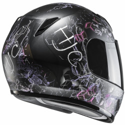 KASK HJC JUNIOR CL-Y VELA BLACK/PINK 