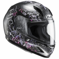 KASK HJC JUNIOR CL-Y VELA BLACK/PINK 