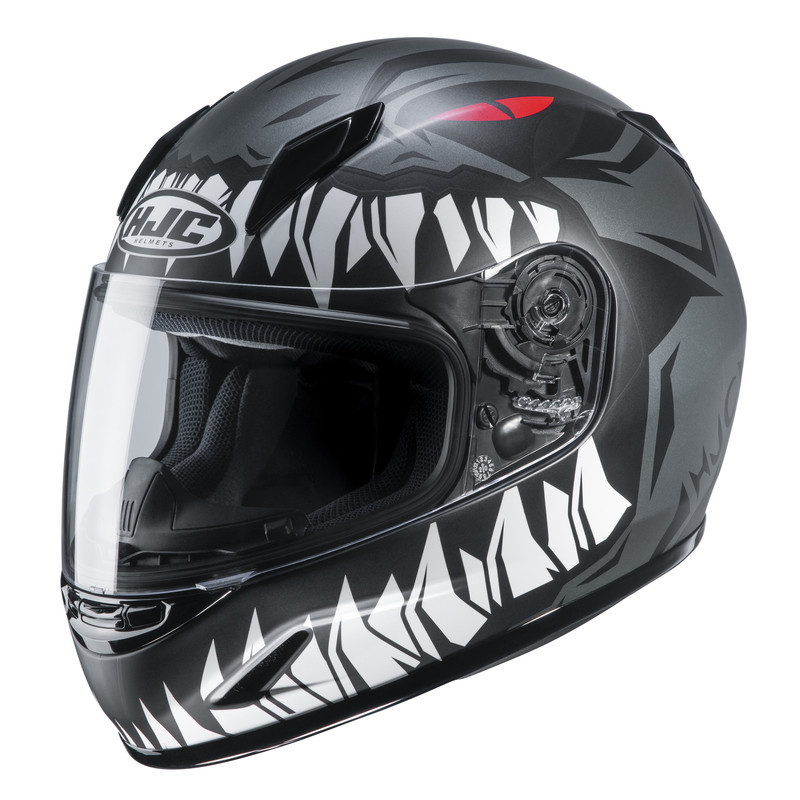 KASK HJC JUNIOR CL-Y ZUKY GREY/BLACK 