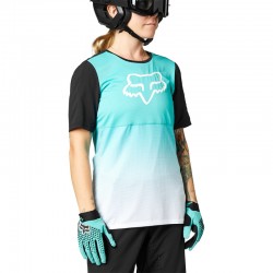 KOSZULKA ROWEROWA FOX LADY FLEXAIR TEAL  ENDURO CROSS