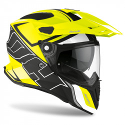 KASK AIROH COMMANDER DUO YELLOW MATT 